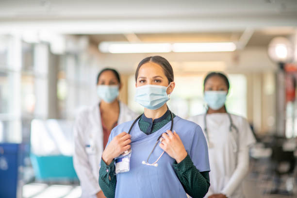istock Healthcare professionals in mask 1253442167