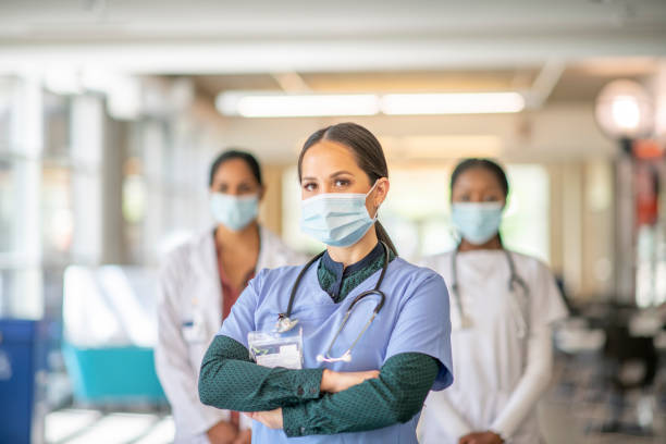 istock Healthcare professionals in mask 1253442176