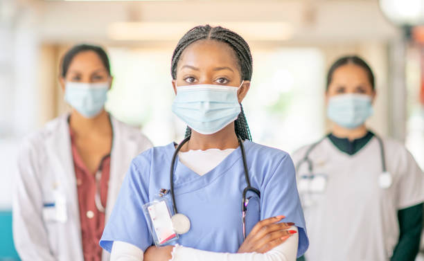 istock Healthcare professionals in mask 1253442191