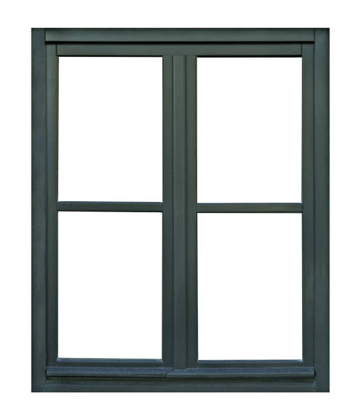 istock Vintage wooden window 1253449525