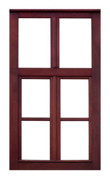 istock Vintage wooden window 1253450422