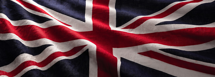 Union flag/jack on blue sky