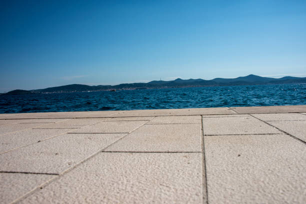 Zadar promenade coastline view