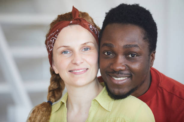 istock Multiracial happy couple 1253459968