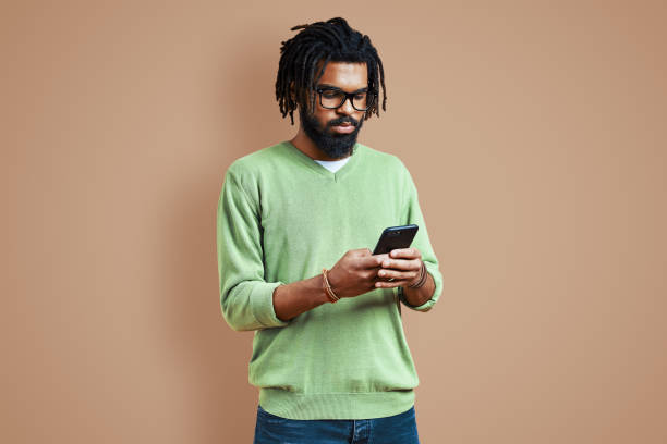 istock Thoughtful young African man in smart casual 1253464962