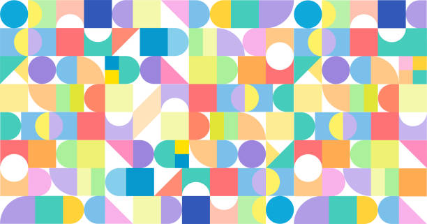 современный дизайн разнообразие промо баннер вектор дизайн - разноцветный иллюстрации stock illustrations