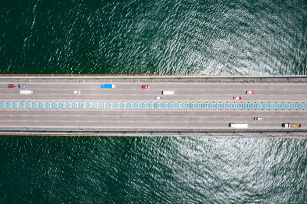 istock Drone view of Tsing Ma Bridge, Hong Kong 1253471140