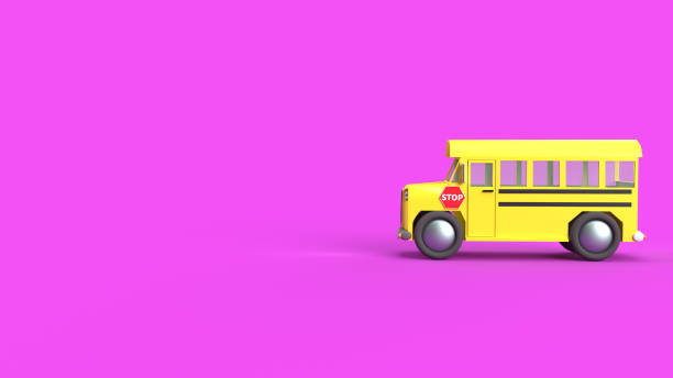istock yellow school bus on purple background 3d rendering for school content 1253472443