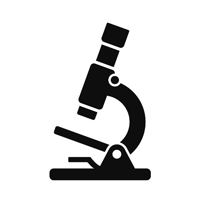 Ilustración de Icono Simple Del Microscopio Sobre Fondo Blanco Signo De  Microscopio Vector y más Vectores Libres de Derechos de Biología - iStock