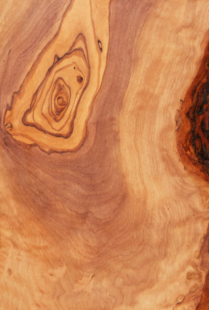 istock Wood texture with wood knot 1253477881