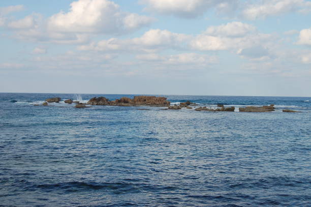 Ancient ruins of Ptolemais near Benghazi, Libya