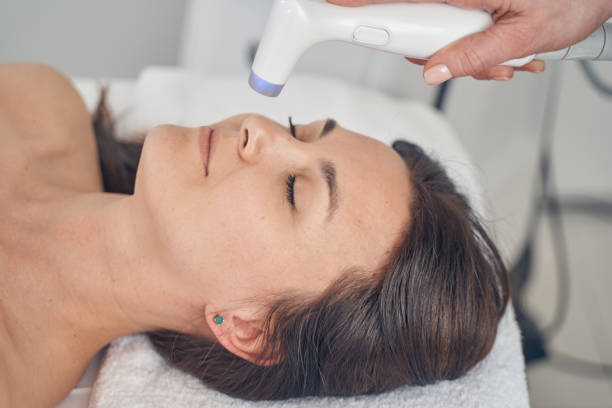 istock Modern device for reducing wrinkles used in beauty salon 1253490453