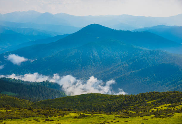 istock Carpathian mountains landscape 1253492485