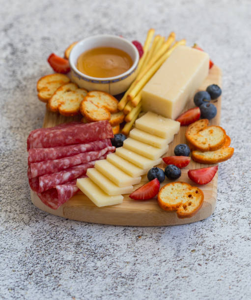 istock Assortment of delicious appetizers 1253493085