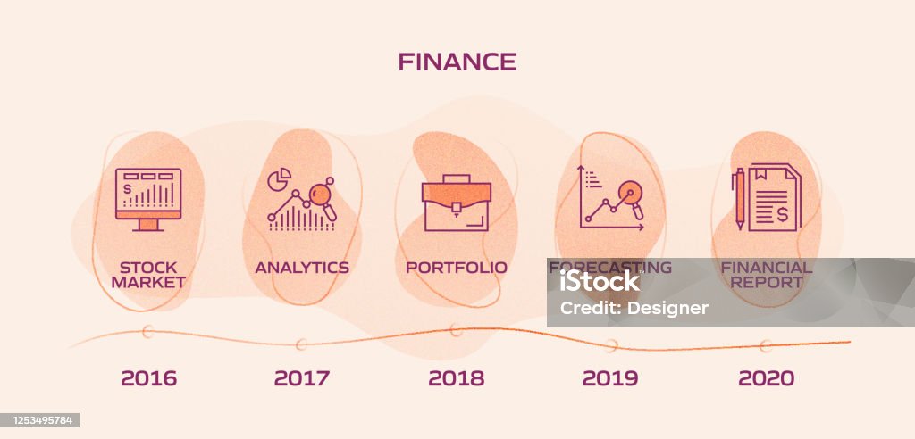 Graph Timeline Financial Design Finance Related Process Infographic Template Process Timeline Chart ...