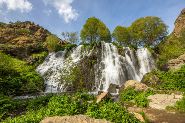 istock Shaki Waterfall in Armenia 1253518131