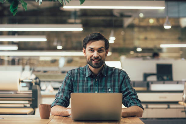 istock Enthusiastic man ready to work on the new project 1253544432