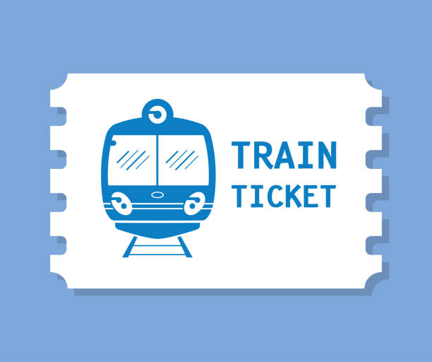 Train Ticket Icon Stock Illustration - Download Image Now - Train Ticket,  Arrival, Arrival Departure Board - iStock