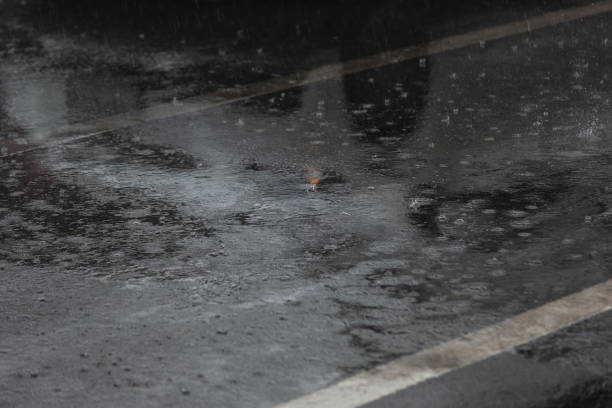 istock Rainy night in the city. 1253555092