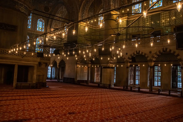 istock ARCHITECTURE INTERIOR FROM BLUE MOSQUE , ISTANBUL, TURKEY 2019 1253564627