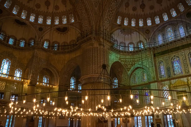 istock ARCHITECTURE INTERIOR FROM BLUE MOSQUE , ISTANBUL, TURKEY 2019 1253564661