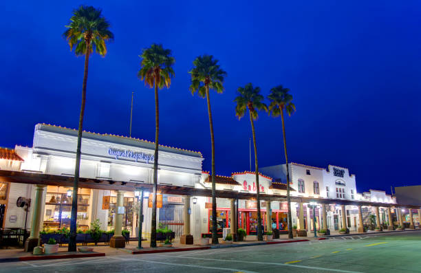 Solana Beach, California, United States of America, July 23rd, 2017, the southern California beach community of Solana is home to many artists and craftsman alike. Cedros Avenue is one retail location where these artisans can sell there goods.