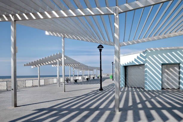 istock beach shelters on the sea coast 1253566528