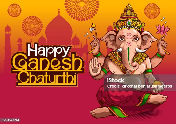 Happy Ganesh Chaturthi 2 Stock Illustration - Download Image Now - Ganesha, Ganesh  Chaturthi, Cartoon - iStock