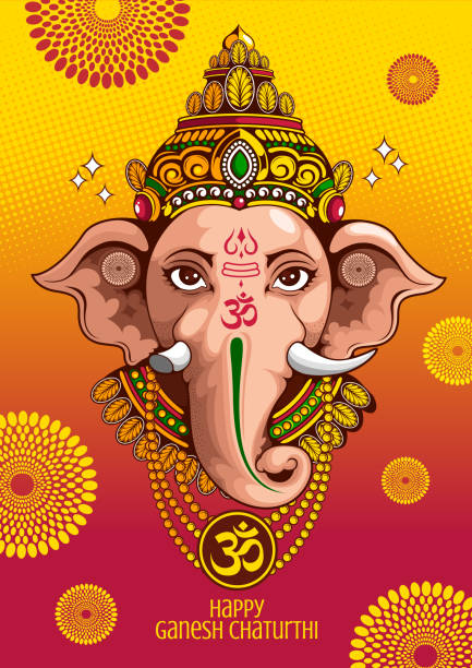 ganesha 7 - ganesha indian culture india vector stock-grafiken, -clipart, -cartoons und -symbole