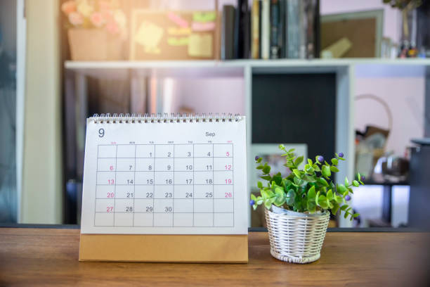 istock Calendar desk for Planner and organizer 1253574675