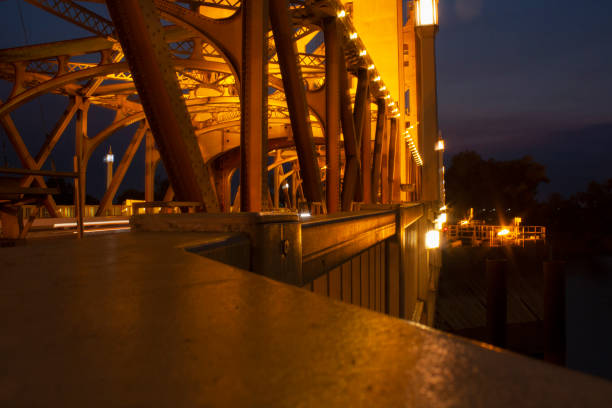 istock Sacramento Tower Bridge at Night 1253577471