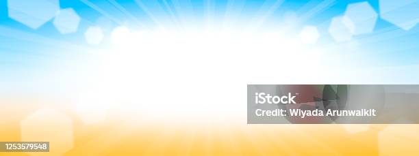 Summer Rays Background Abstract Summer Background With Sun Rays Stock Illustration - Download ...