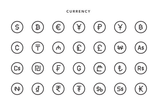 währungssymbole - italian currency stock-grafiken, -clipart, -cartoons und -symbole