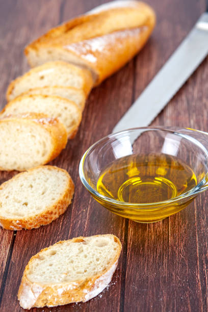 istock Baguette and olive oil 1253583577