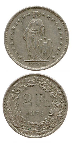 istock Swiss franc (CHF) coin 1253585354