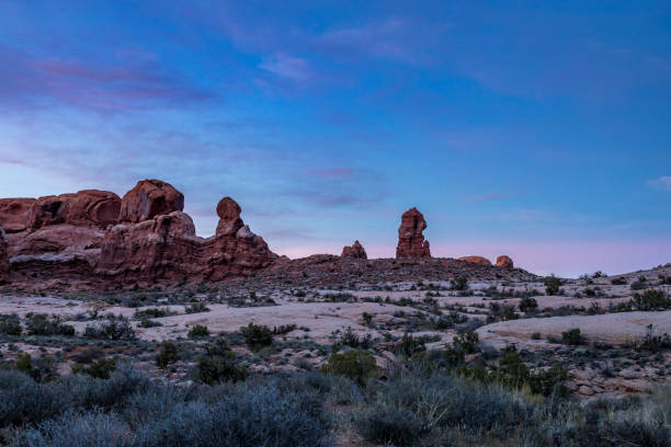 istock Arches National Park After Sunset 1253600257