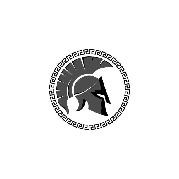 spartan medicine vector logo design spartan medicine vector logo design spartan mascot stock illustrations