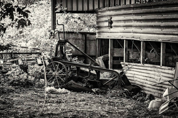istock Vintage farm machinery 1253603225