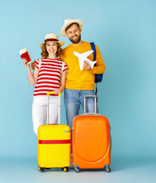 istock Young couple during summer trip 1253604570