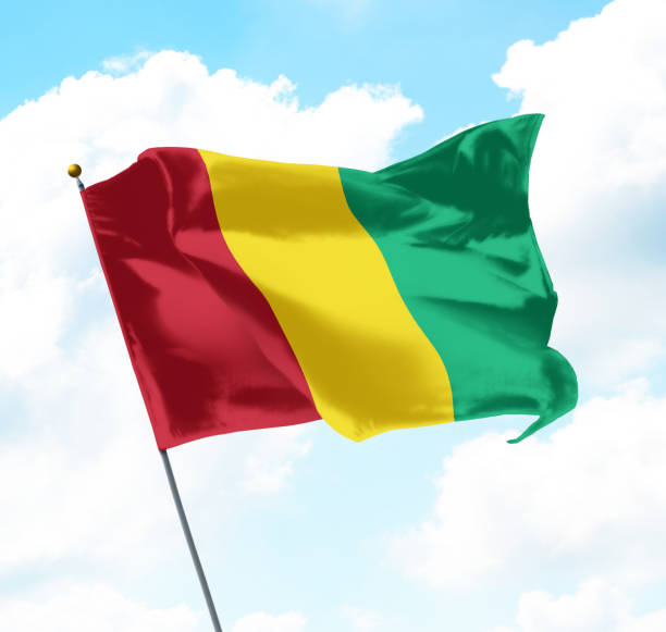 istock Flag of Guinea 1253607485