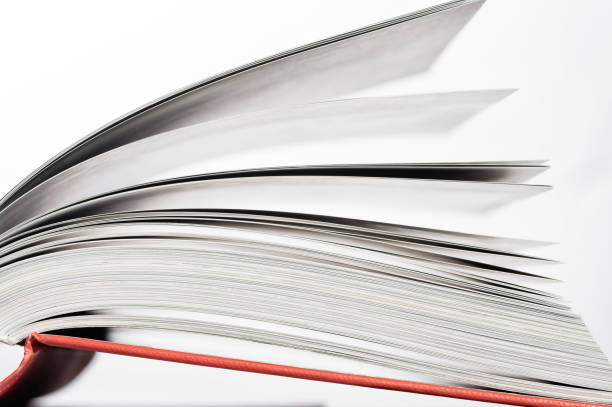 istock Open book with red book cover. 1253609053