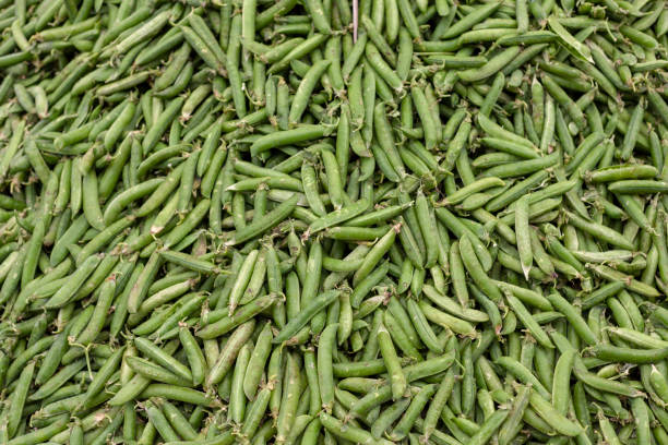 Pea in the vegetable market