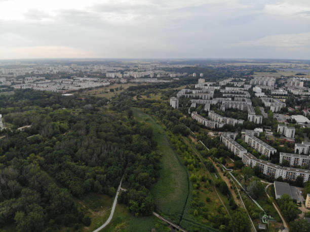 istock Aerial view of Marzahn 1253621631