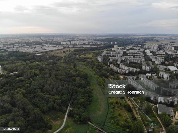 Aerial View Of Marzahn Stock Photo - Download Image Now - Berlin, Aerial View, Germany