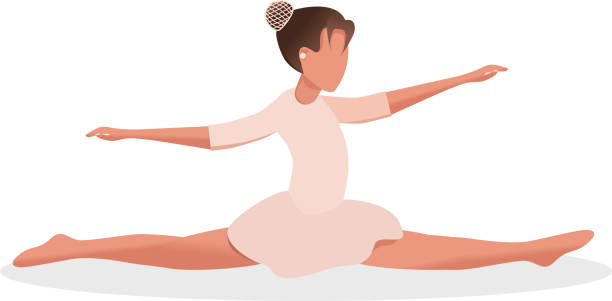 Splits Drawing 40+ Gymnastic Girl Splits Drawings Stock Photos, Pictures & Royalty ...