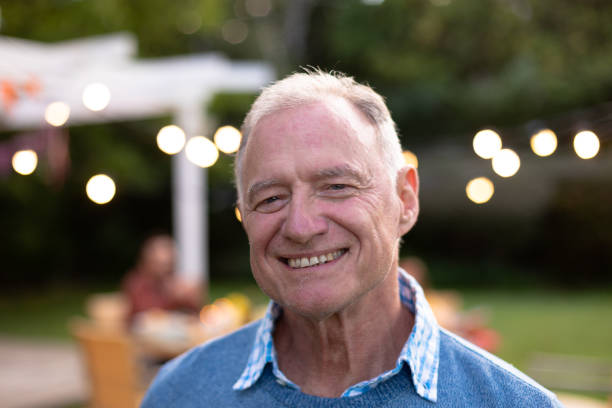 istock Caucasian man smiling and looking at camera 1253628569