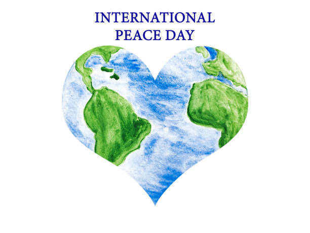 międzynarodowego dnia pokoju. piękna karta. zbliżenie - 5461 stock illustrations