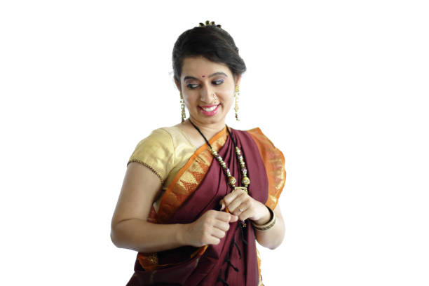 istock Indian Woman in Traditional Saree 1253632058
