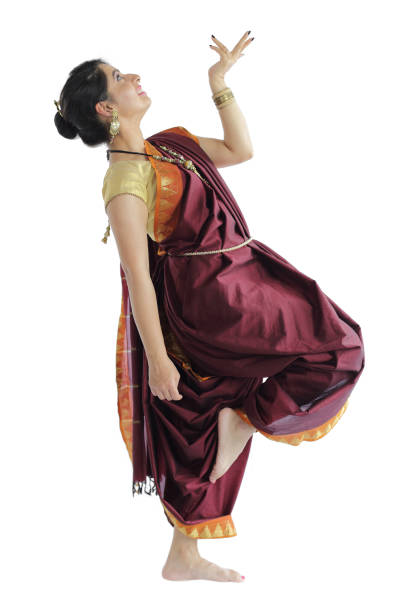 istock Indian Woman Performing Lavani 1253632267
