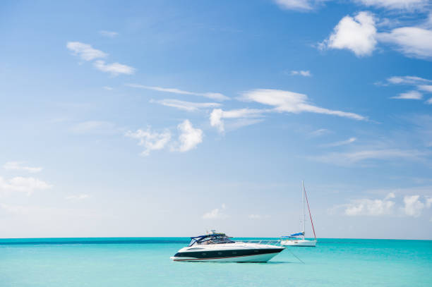 istock yacht at tropical sea 1253633474